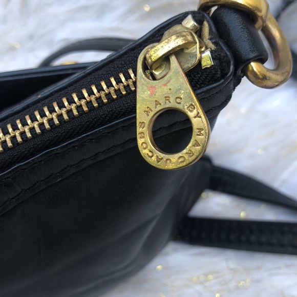 Marc by Marc Jacobs Black Leather Totally Turnlock Percy Crossbody Bag - Picture 9 of 11